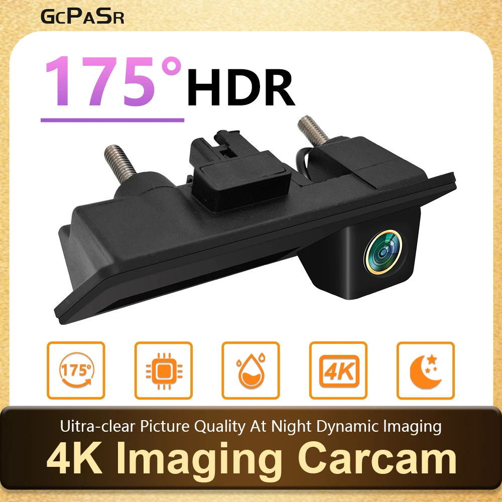 For Audi A5 Q5 A3 8V Q7 A6 A4 A4L S4 RS4 B9 2K  Backup Reverse Fisheye Lens Camera