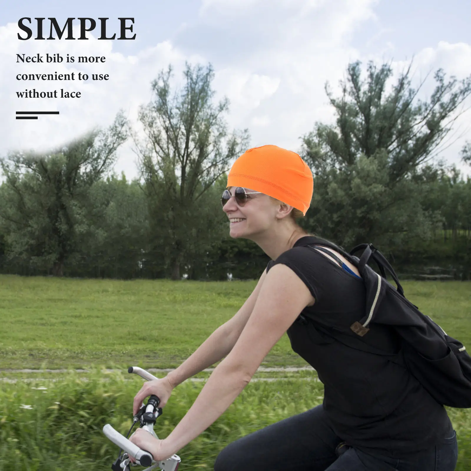 

Windproof Cycling Cap Quick Dry Liner Soft Brim Ear Cover Sports Running Beanie Hat Sun Protection Breathable Bike Hat