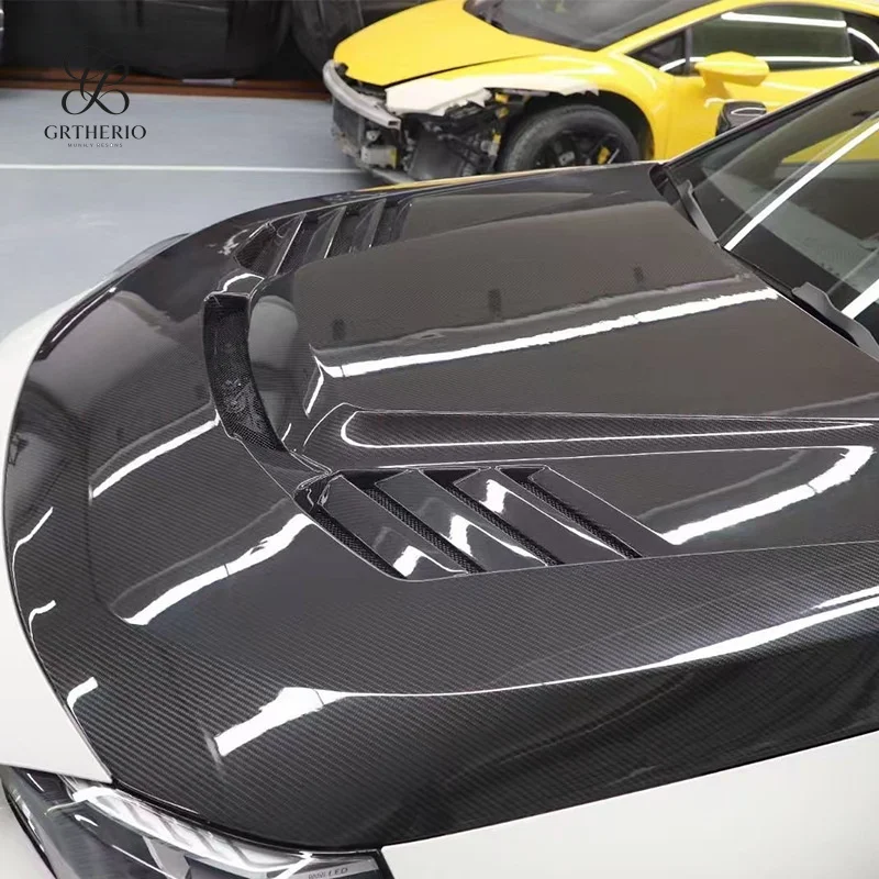 Suitable for BMW M2 G87, dry carbon fiber hood, V-style engine cover, modification accessories, 2023+