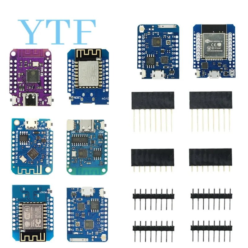 WeMos D1 Mini Pro V3.0 NodeMcu 4MB/16MB bytes Lua WIFI Internet of Things Development board based ESP8266 CH340G Nodemcu V2