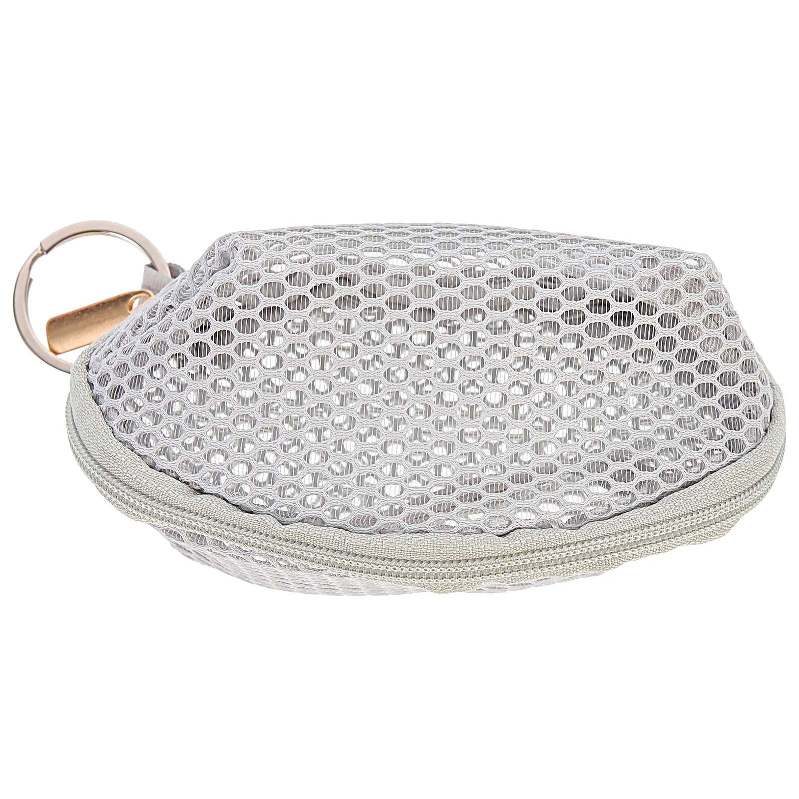 Portátil mini malha maquiagem esponja saco leve bolsa de viagem maquiagem puff titular batom saco malha bolsa