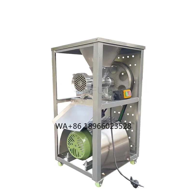 Small Automatic Meat Mincer, Commercial Minced Fish, Stainless Culture Chicken Frame Bone Crusher, Sausage Machine