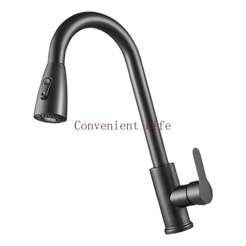 L1EE صنبور صناعي مزدوج لدرجة الحرارة، صنبور سحب حديث للأسفل، تركيبات بسيطة #3