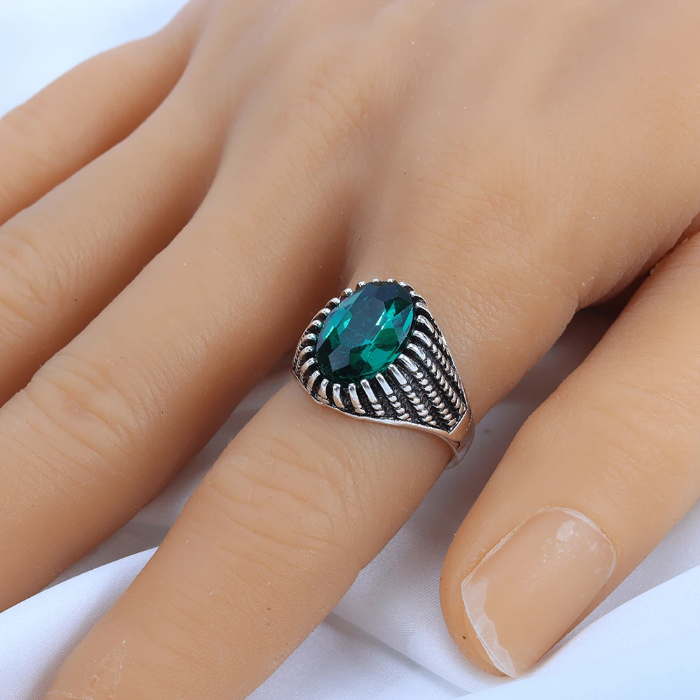 خاتم عتيق من حجر الكريستال الشفاف ، سبيكة ، مجوهرات حفلات الزفاف ، بيع بالجملة ، 40 ساحر