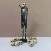 The Nightmare Before Christmas Jack Skellington Action Figure 12 Face Jack Jack Chair Special Version Model Toys Room Decor Gift 4