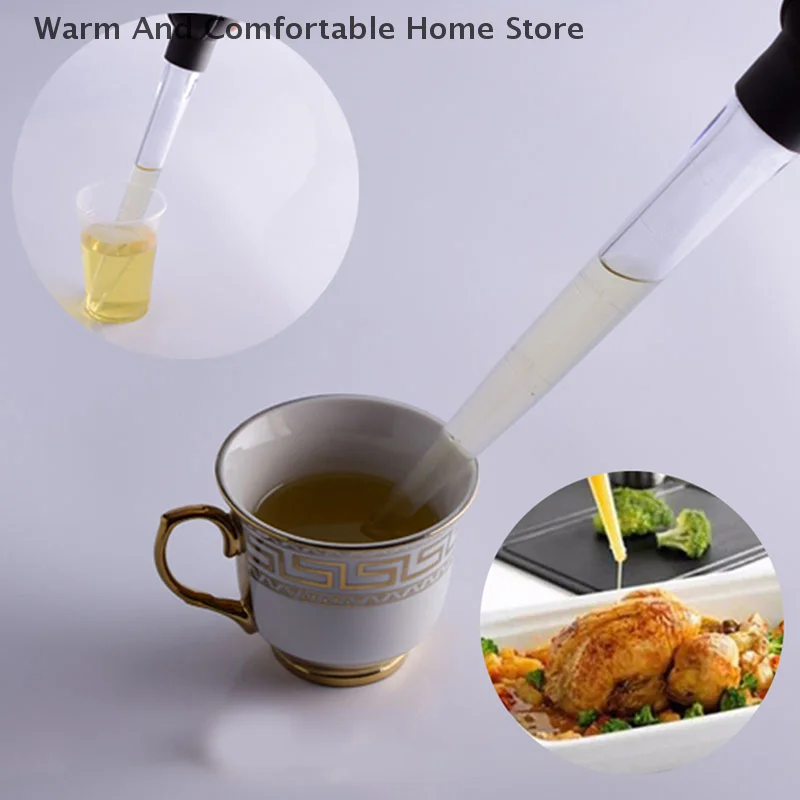 

【SE】Large Pipette with Scale Plastic Dropper Measuring Tube Kitchen Baking Tool