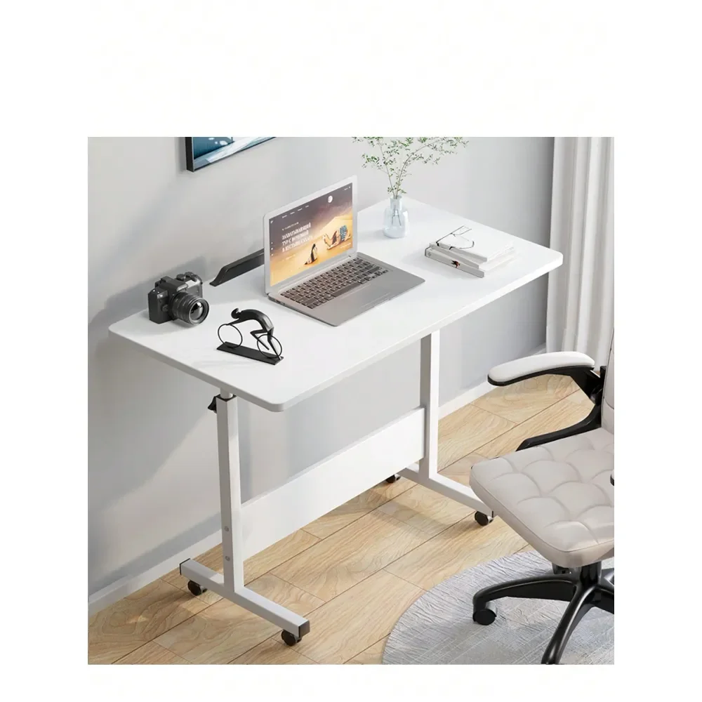 Desk Adjustable Height,Rolling Computer Cart,Portable Laptop Desk,Small Adjustable Home Office Desk,Rolling Laptop Desk,Small P