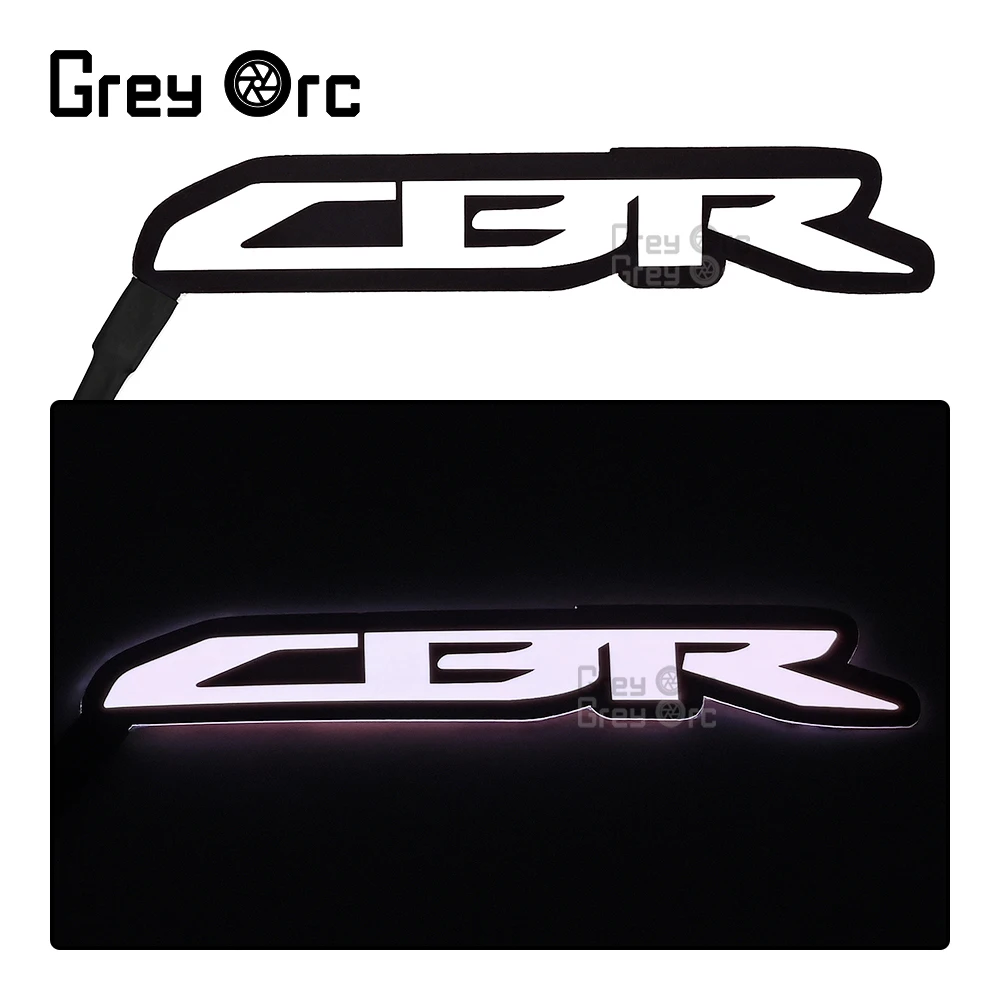 

Motorcycle Night Cold Light Flashing Luminous Sticker Fairing Body Decal Lamp For HONDA CBR650R 650F 500R 300R 250R 600RR 1000RR