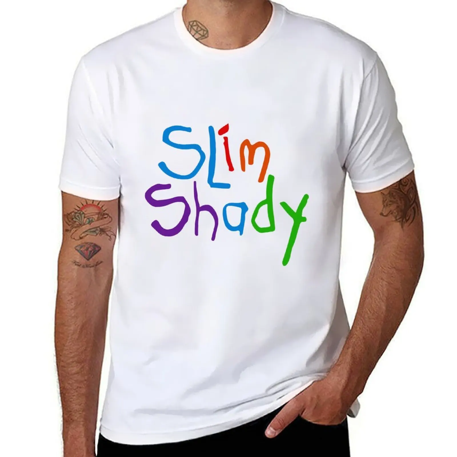 

Slim Shady LP design T-Shirt t shirts cotton 100% t shirts for man cotton T-Shirt