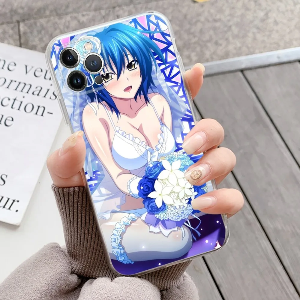 High School DxD  Phone Case Silicone Soft for iphone 15 14 13 12 11 Pro Mini XS MAX 8 7 6 Plus X XS XR Cover