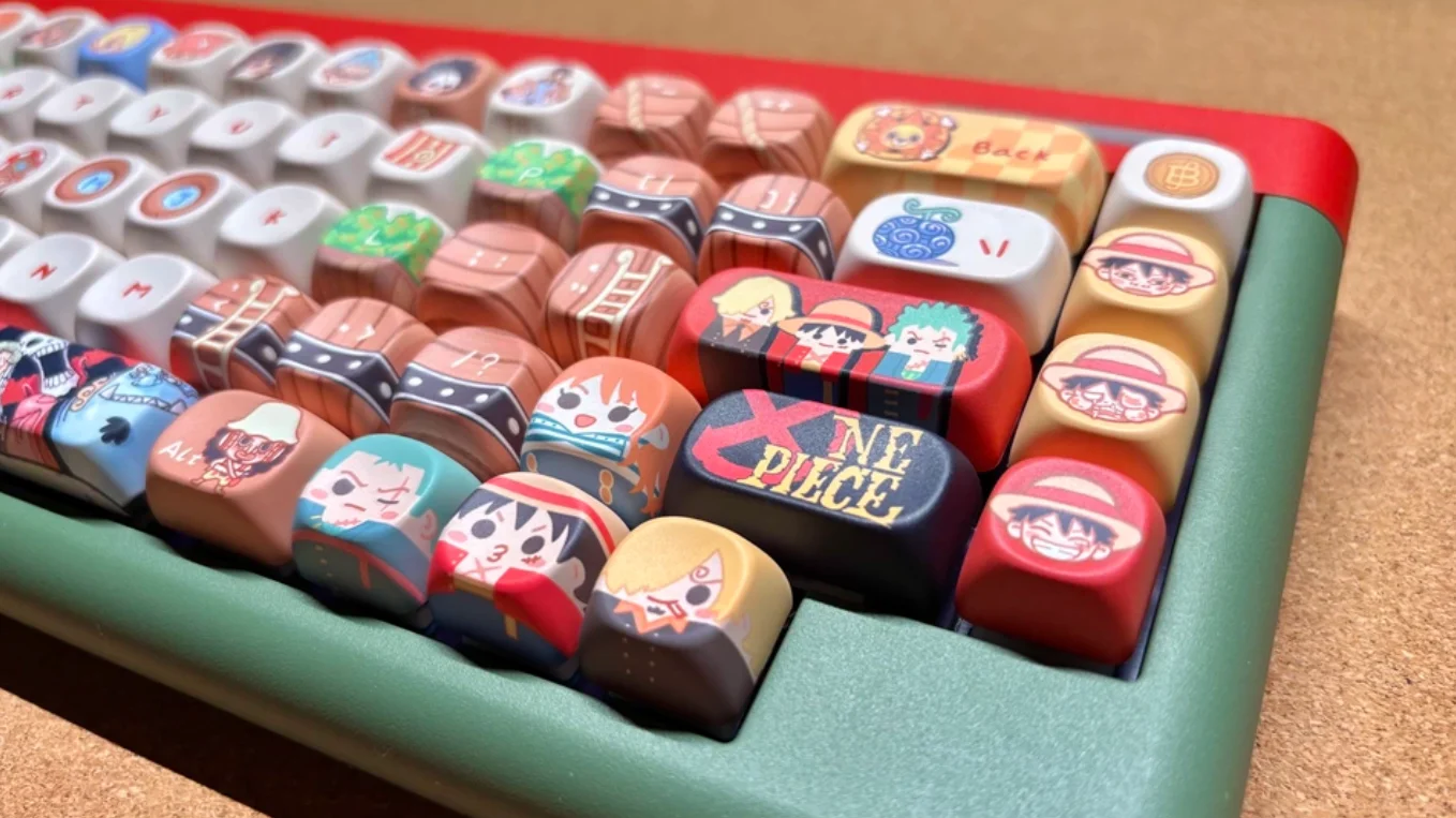 Anime One Piece Mechanical Key - Custom Keycaps ulasan dan harga