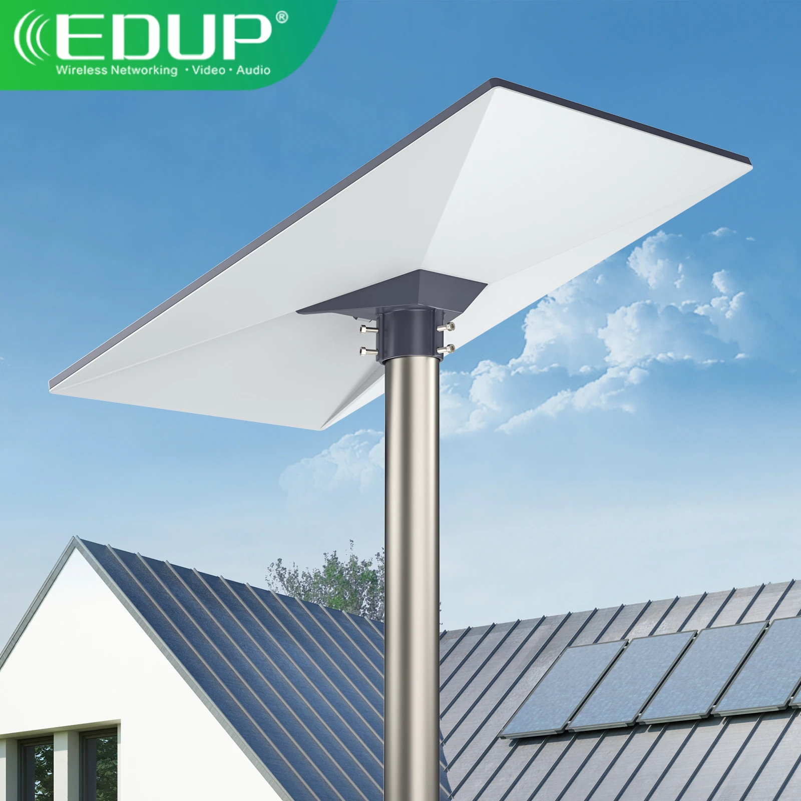 EDUP SK0083 Starlink Roof Gen3 Mount Kit Socket Round Tube Adapter Standard Dish Mount Plate V3 Pole Mount Roof Mount