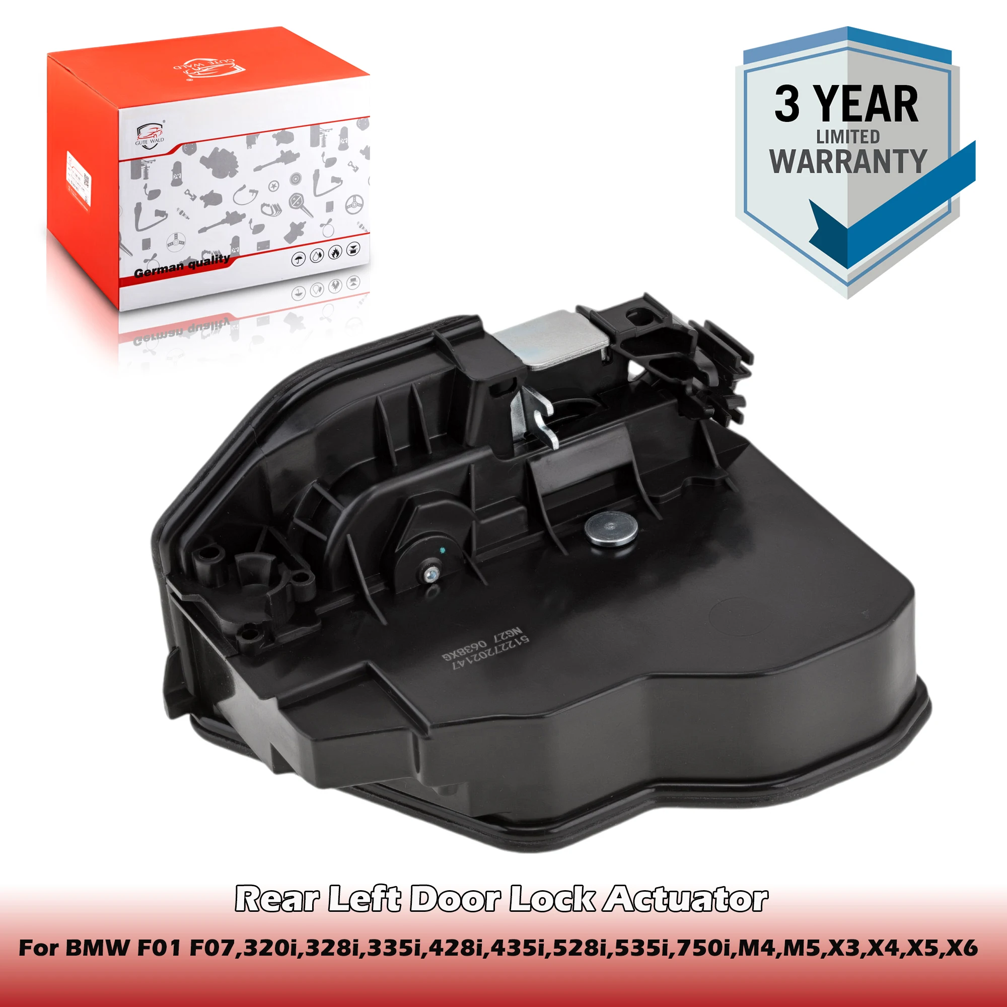 

Rear Left Door Lock Actuator 51227202147,51227229459 For BMW F01/F07,320i,328i,335i,428i,435i,528i,535i,750i,M4,M5,X3,X4,X5,X6