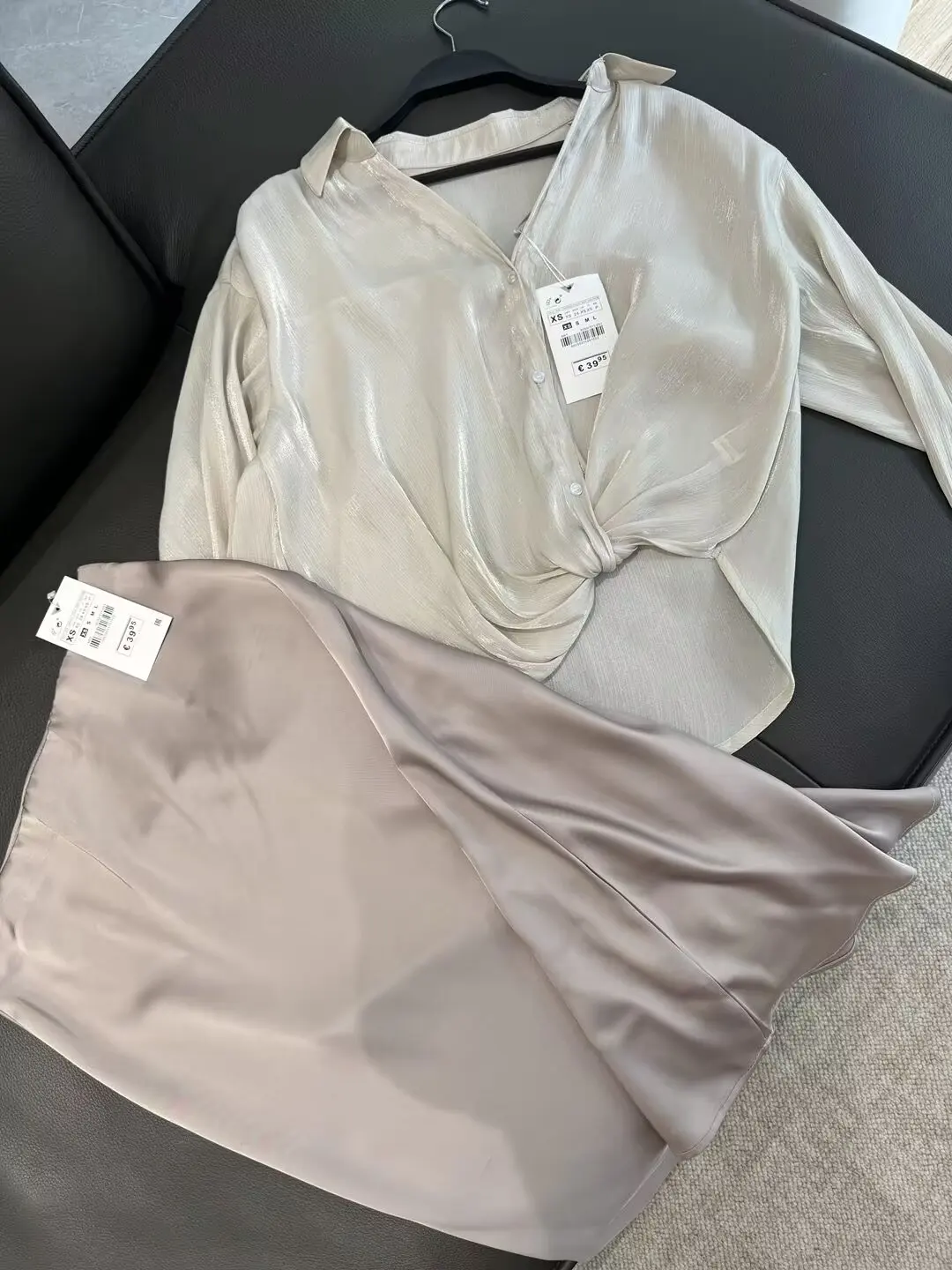 Chemise Plissée en Satin pour Femme, Ample, Décontractée, à Manches sulf, Boutonnée, Chic, Nouvelle Mode