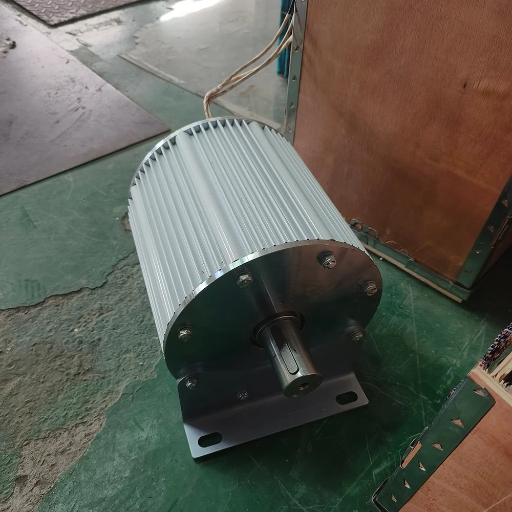 

10KW-60KW 12V 24V 48V 220V 380V Gearless Permanent Magnet Generator Brushless Permanent Magnet Generator