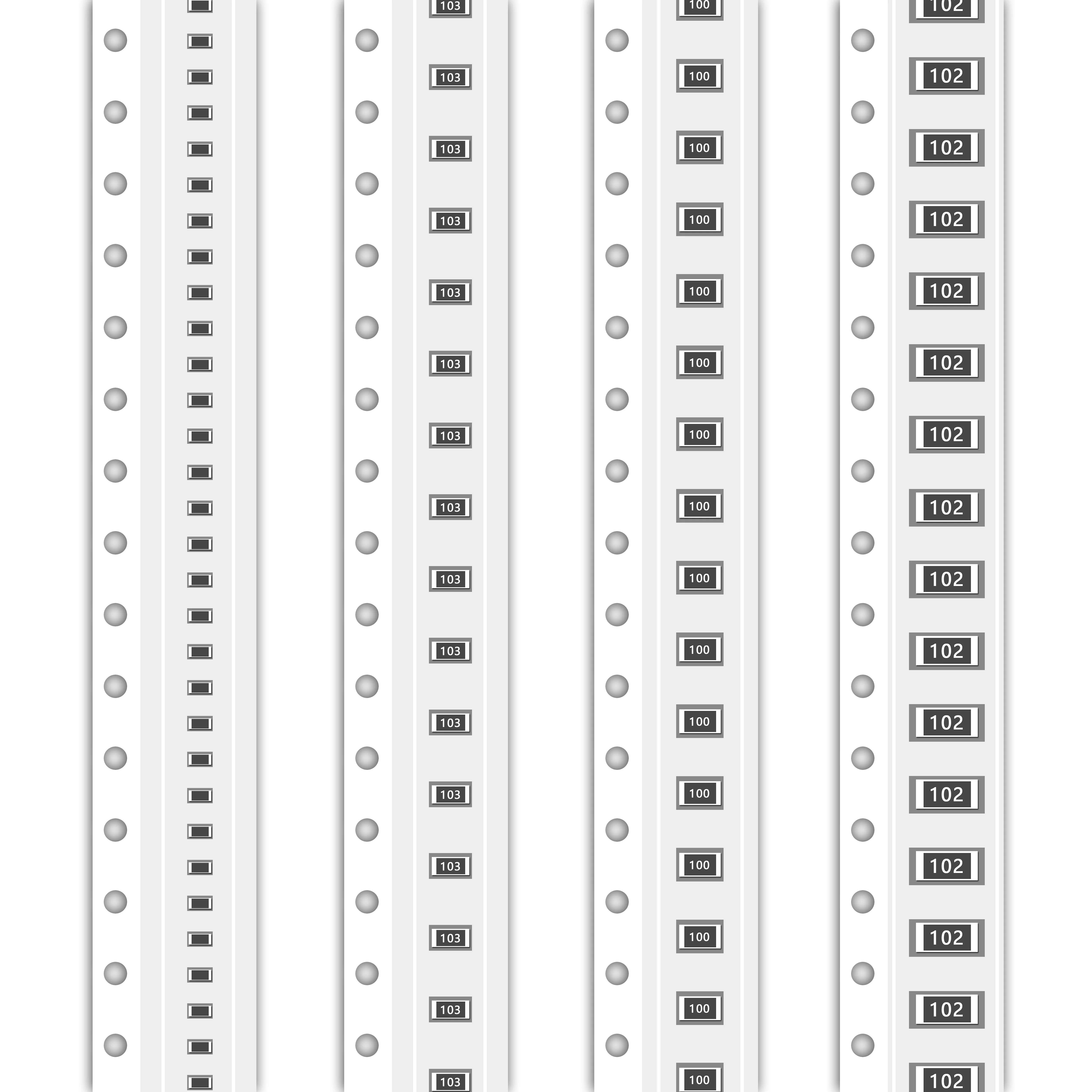 0201 0402 0603 0805 1206 SMD Resistor 1% 0R 1 1.1 1.3 1.5 1.6 1.8 2 2.2 2.4 2.7 3 3.3 3.6 3.9 4.3 4.7R 5.1 5.6K 6.2 7.5 8.2 9.1R