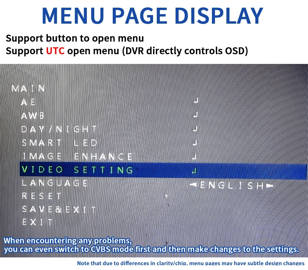 3840*2160 4K 8MP 4in1 CCTV AHD كاميرا رقاقة وحدة مجموعة CVI/TVI/CVBS 0.0001Lux OSD كابل لوحة دوائر كهربائية مجهر ذاتي الصنع 2.8/16/25 مللي متر