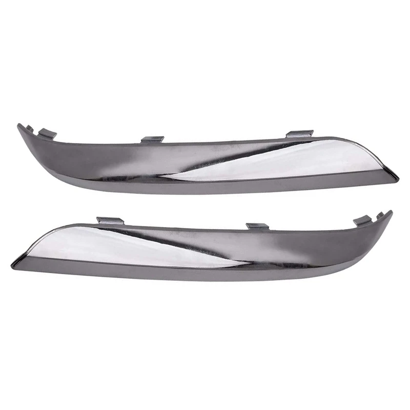 1Pair Front Left Right Bumper Molding Chrome Trim 68127941AB 68127940AB For Chrysler 300 Accent 2011 2012 2013 2014