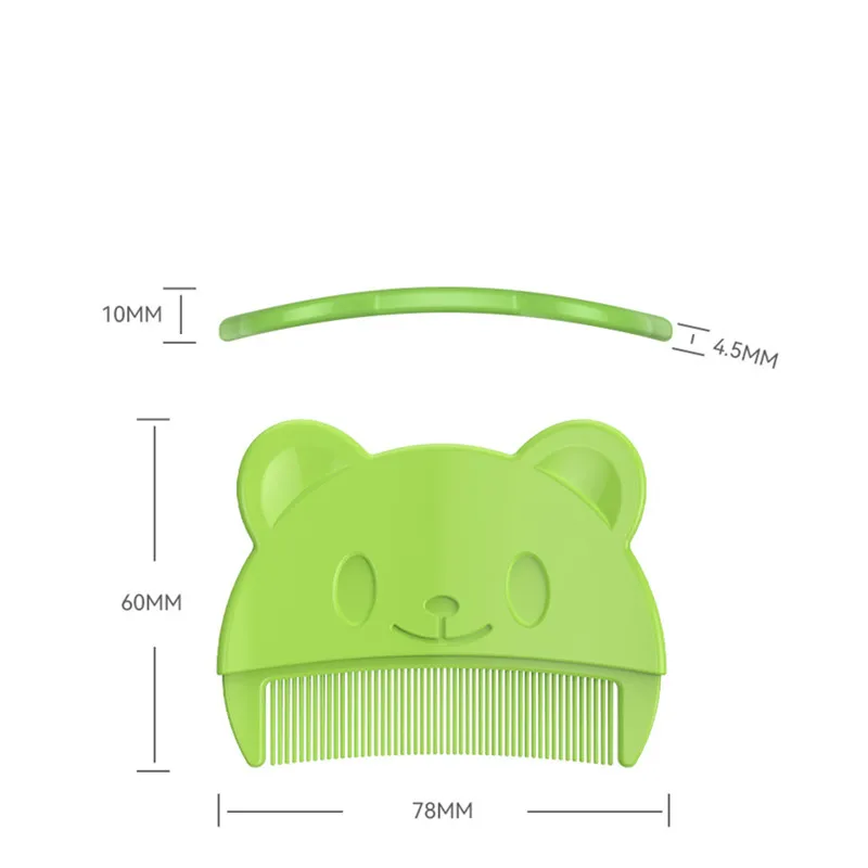 1Pc Baby Hair Comb Cute Baby Hair Brush With Soft Teeth Comb Babies Hair Comb for Baby and Child Baby Comb for Milk Scab