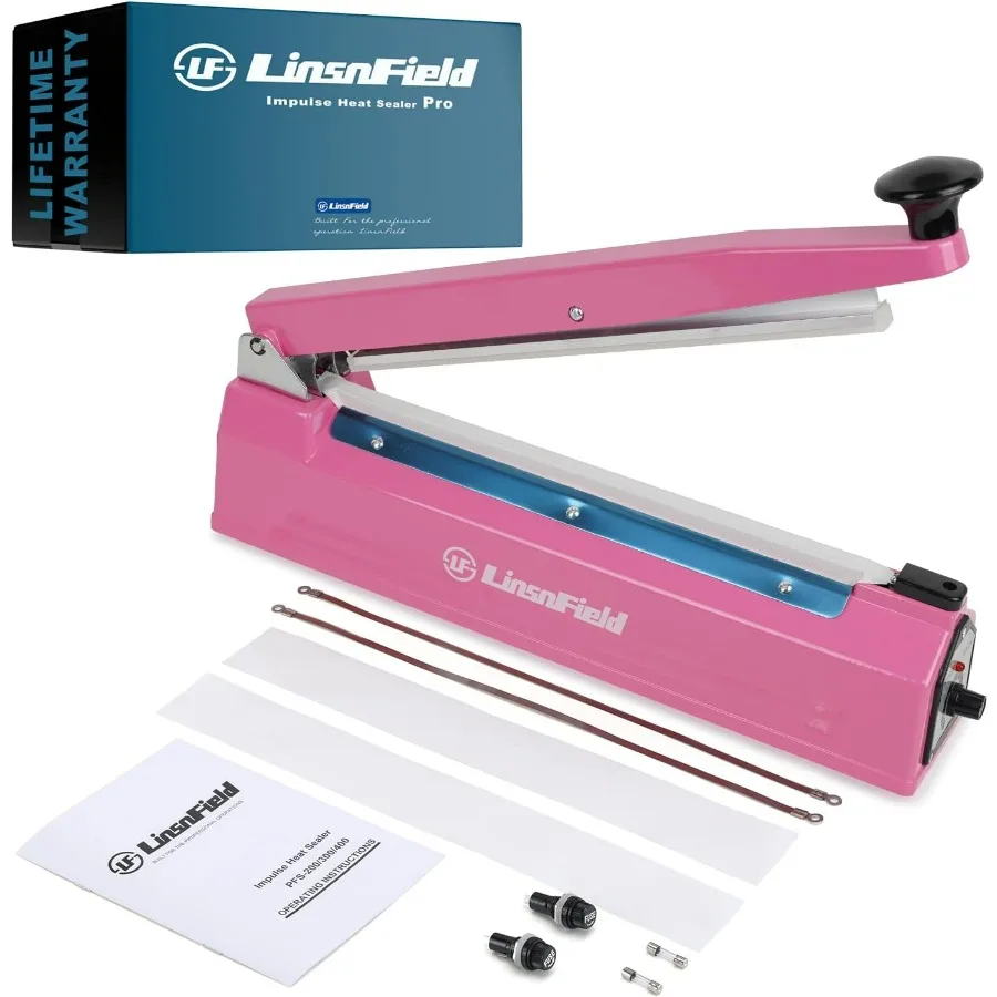 

Sealer Pro, запатентованный 12-дюймовый импульсный термосварщик, сверхпрочная машина для запечатывания пакетов шириной 7 мм с дополнительной заменой 2