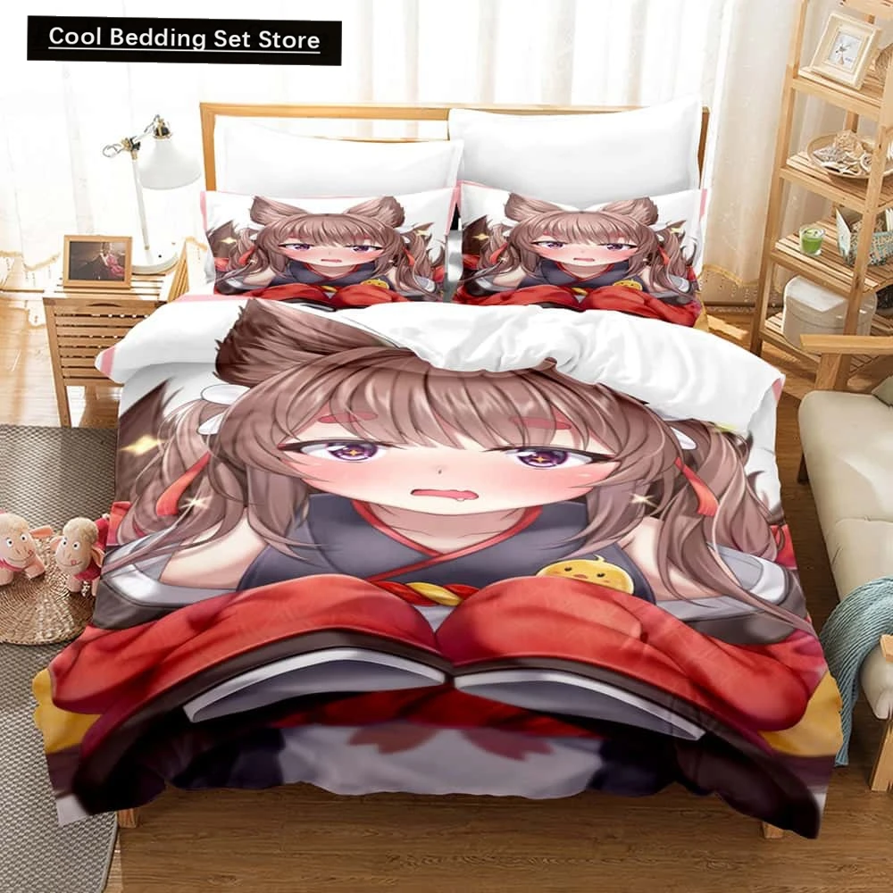 

3D Print Anime - Azur Lane Bedding Set Single Twin Full Queen King Size Bed Set Adult Kid Bedroom Duvet cover Sets Home Textiles