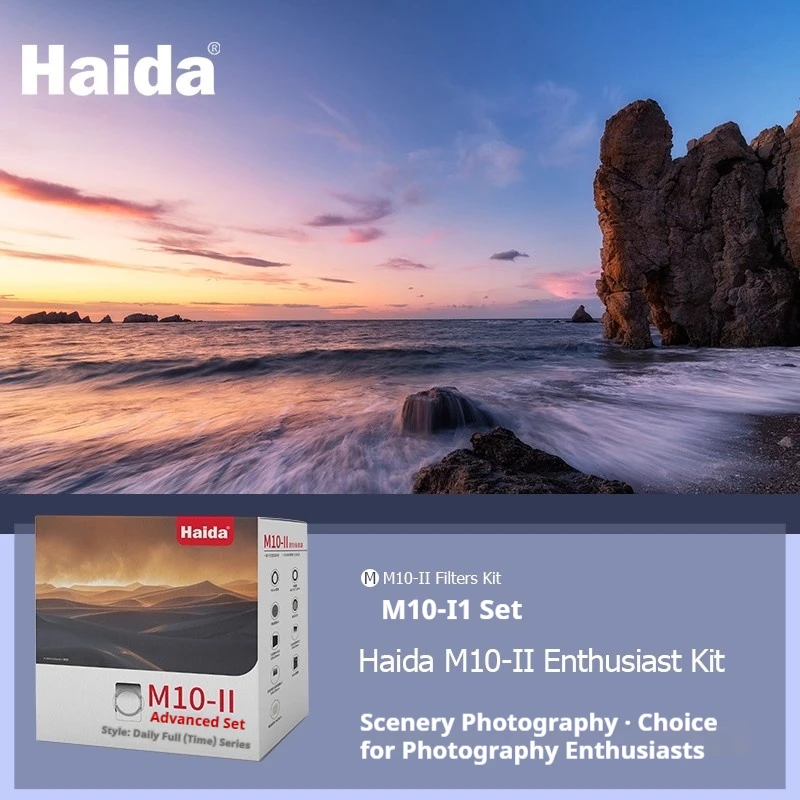 

Haida M10 Landscape Photography Filter System Starter, Intermediate, and Master Sets Square Filter System