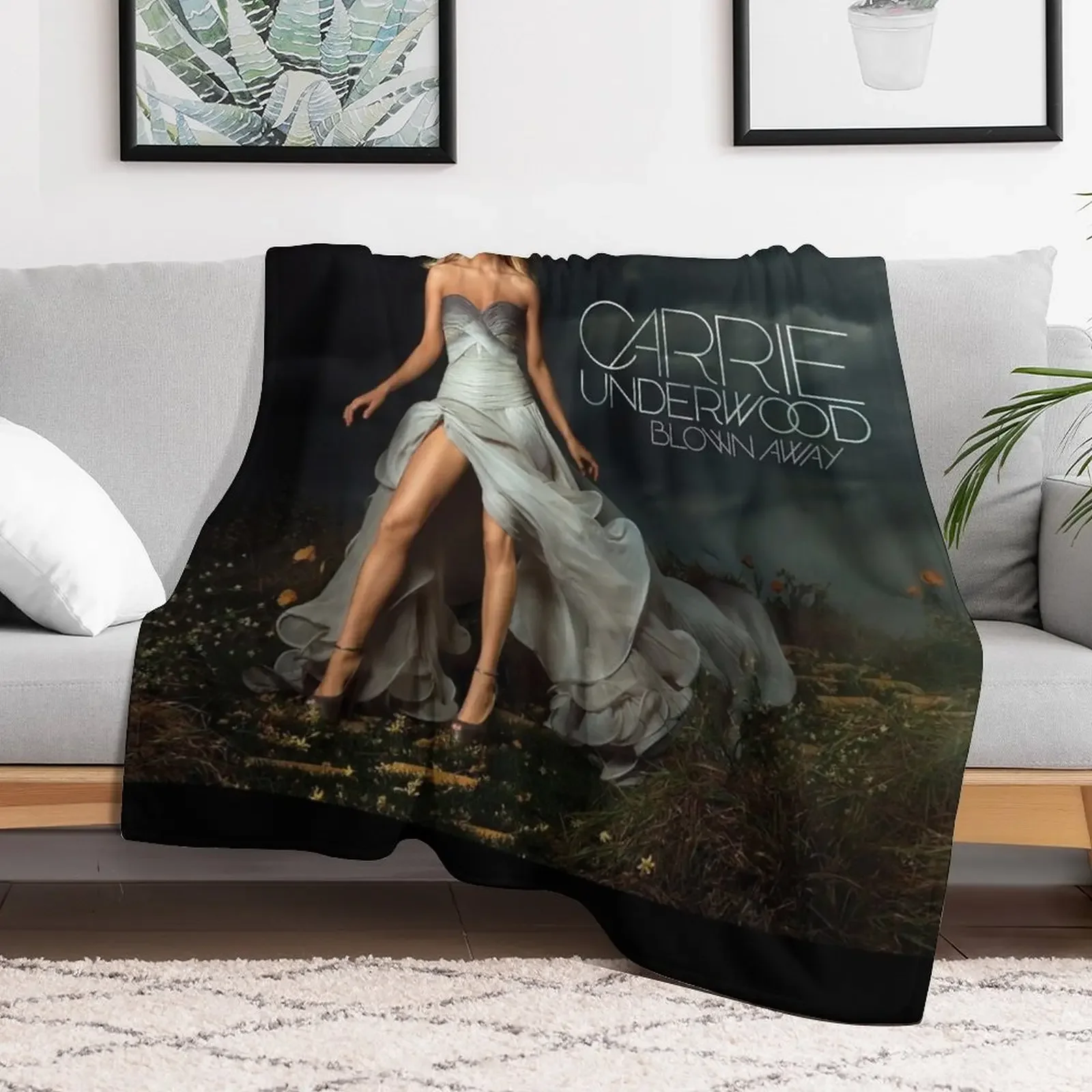 Carrie Underwood blown away Throw Blanket Fashion Sofas Bed Flannels blankets ands Blankets