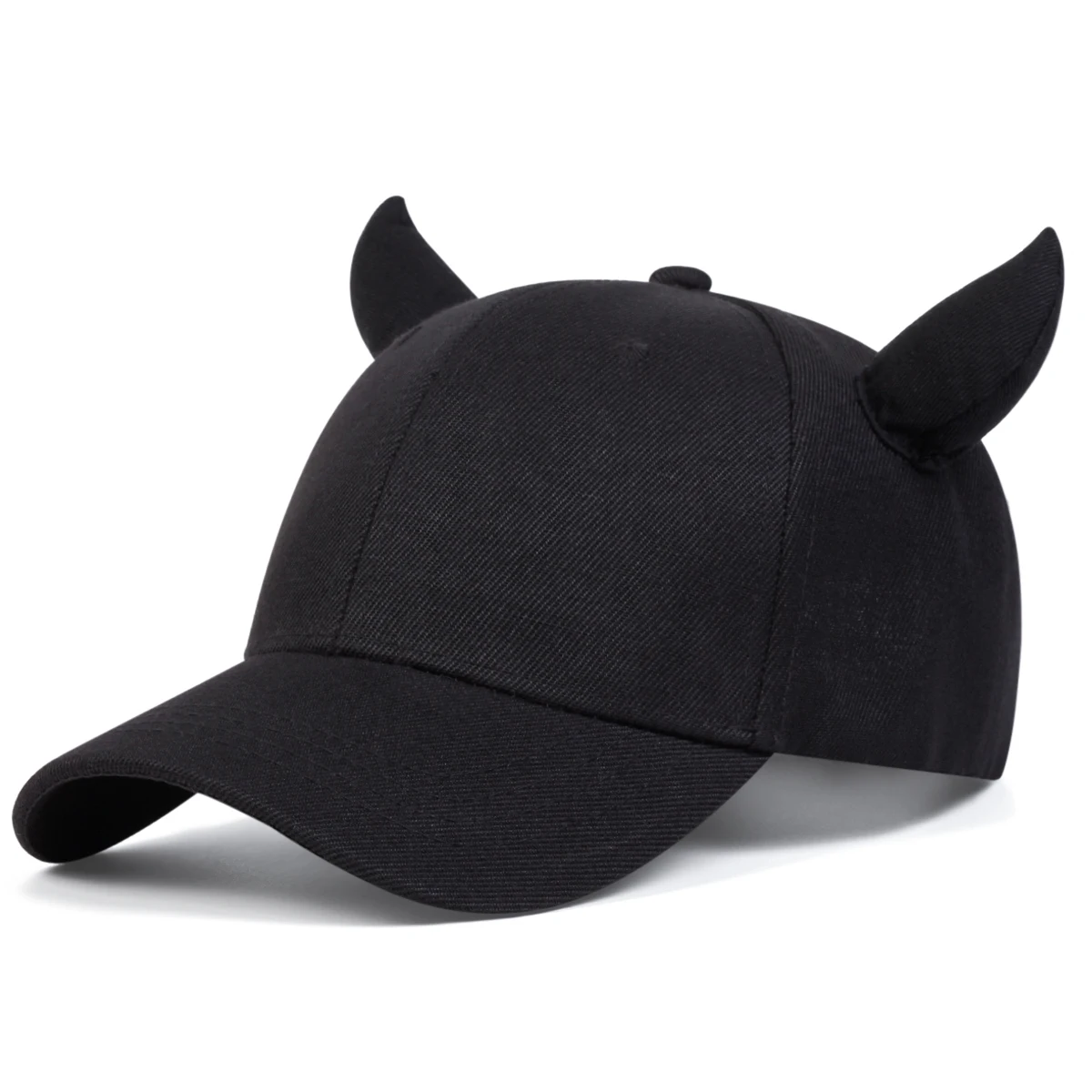 Unisex Personalized Bull Horn Baseball Caps Spring Autumn Outdoor Adjustable Casual Hats Sunscreen Hat