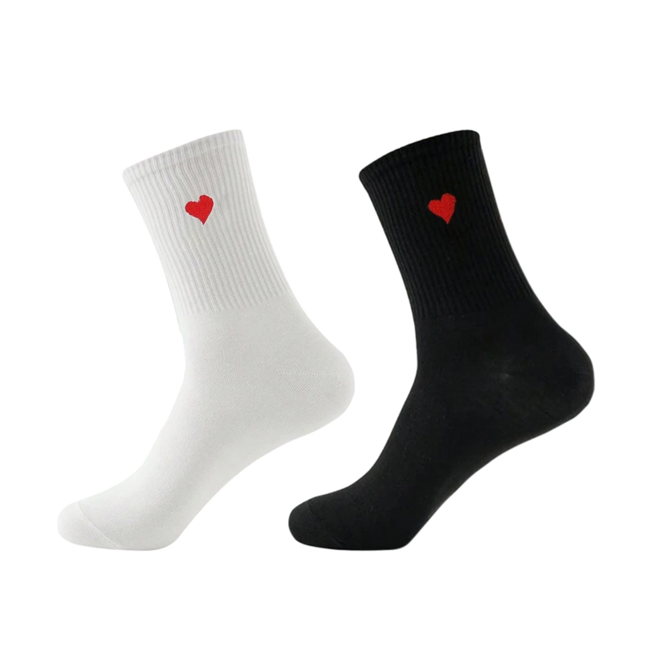 Men's Random Styles Crew Socks, Graffiti Designs, Unique, Street Fashion, Comfortable, Breathable, Moisture-Wicking