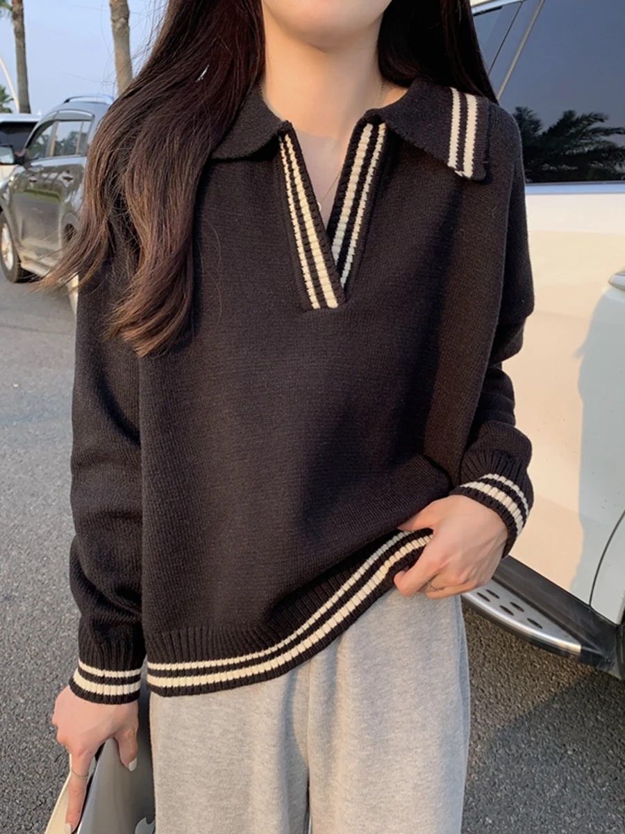 

Облегающий цветной вязаный свитер женский Ne Long Sve Base irt повседневный удобный дышащий осенне-зимний топ