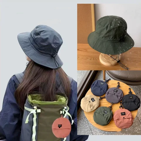 자세히 둘러보기 방수 어부 모자 여성 여름 야외 Protable 안티 자외선 보호 캠핑 하이킹 낚시 모자 남자 파나마 양동이 Sunhat
