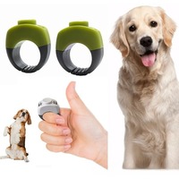 Pet Clicker Ring  for Dog Cat Horses Bird  Mini Finger Clickers Training Equipment Obedience Behavior Scientific 1pcs