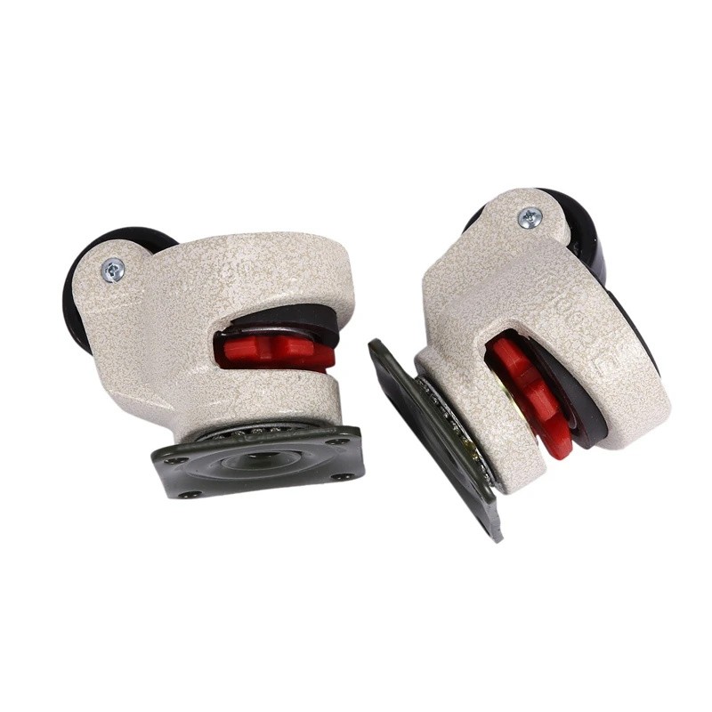 Ruedas de nivelación retráctiles de 8 piezas, máquina Industrial giratoria, rueda giratoria para silla de oficina, carro de 330 libras