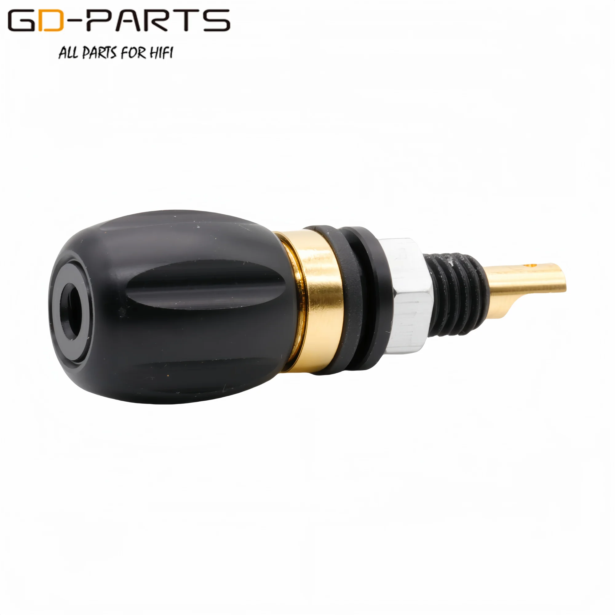 EIZZ مطلية بالذهب النحاس المتكلم أمبير ملزمة آخر محطة PTFE أنثى الموز وصلة مرفاع المسمار قفل Hifi الصوت لتقوم بها بنفسك