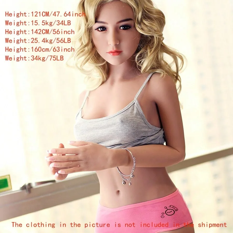 

Anime Cosplay 121cm/140cm TPE Small Realistic Silicone Mini Doll Soft Anime Action Figure Doll Soft Real Skin Touch Feeling