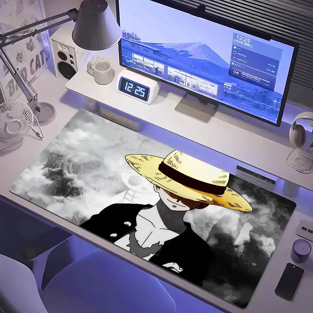 Anime Manga One Piece Mouse Pad Robin Luffy Zoro Sanji Nami Law Mousepad Computer Keyboard Pad Gaming Accessories XXL Desk Mat