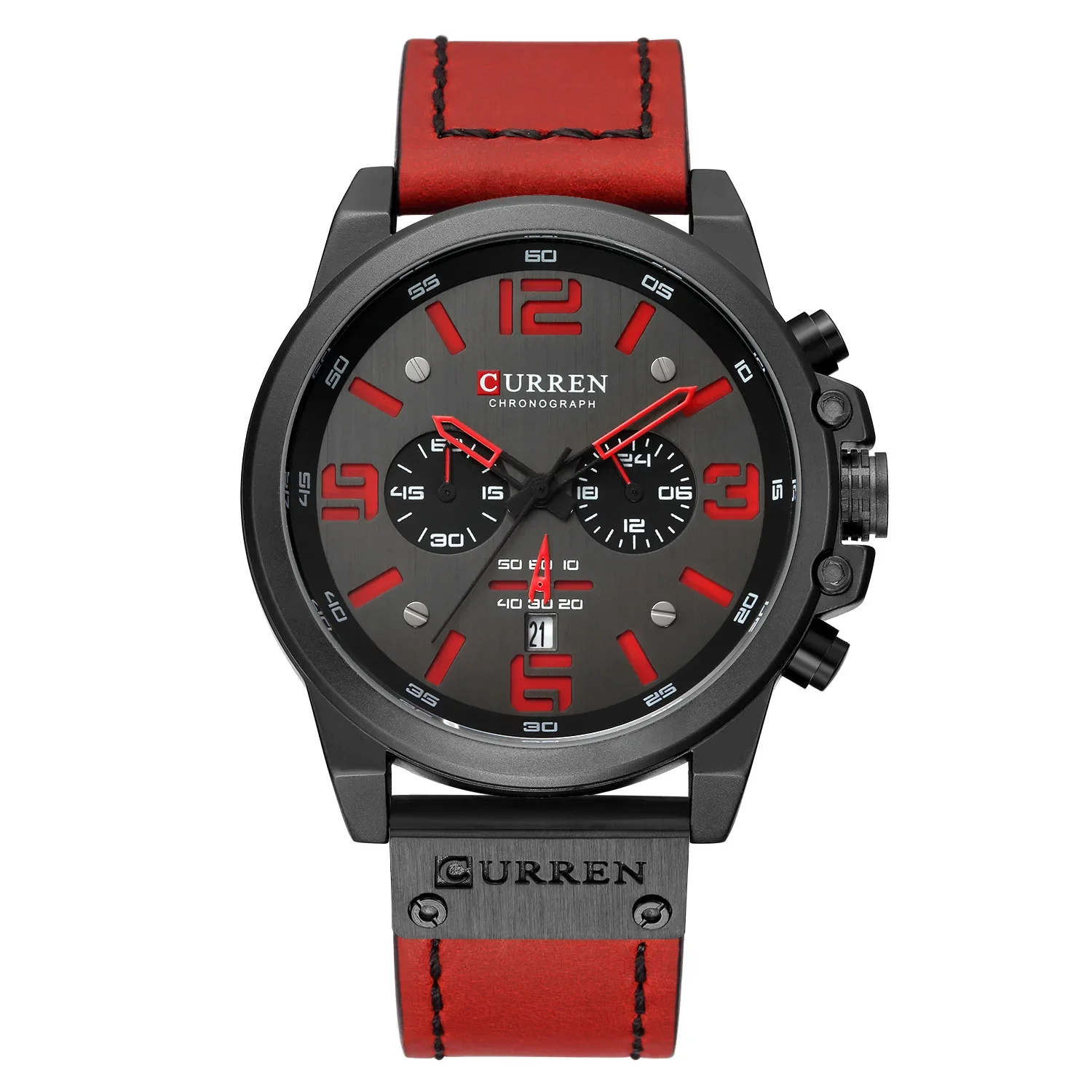 

Curren 8314 Men's Watch Sports Six Pin Quartz Watch Calendar Waterproof Leather