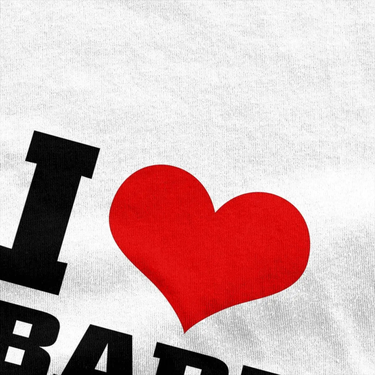 I Love BARI Manga curta Vintage T-shirt, Novidade Tees, 100% algodão, gola redonda, Top extragrande, Verão