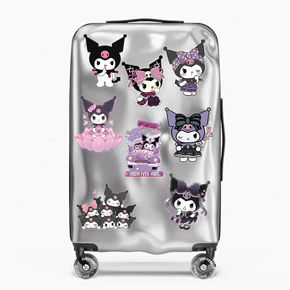 

10/30/50PCS Cute Kuromi Transparent PET Sticker DIY Phone Laptop Luggage Skateboard Graffiti Decals Fun for Kid