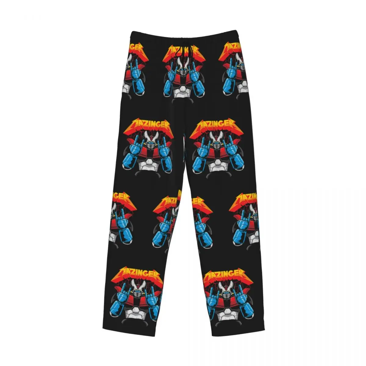 Pantaloni del pigiama personalizzati G-Grendizers Mazingers Z Robot UFO da uomo Anime Sleepwear Lounge Pantaloni da notte elasticizzati con tasche