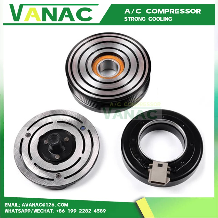 AC Compressor Clutch Kit for Ford F150 250 350 450 550 Super Duty FS10 CL 1620C 4L3Z19703AB 4L3Z19703AC 5C3Z19V703AA YCC163