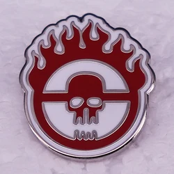 Mad Maxs Fury Road War Boys Skull Grill Fender Badge Enamel Pin Jewelry Gift for Film Buffs Cult