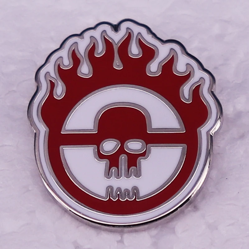 Mad Maxs Fury Road War Boys Skull Grill Fender Badge Enamel Pin Jewelry Gift for Film Buffs Cult