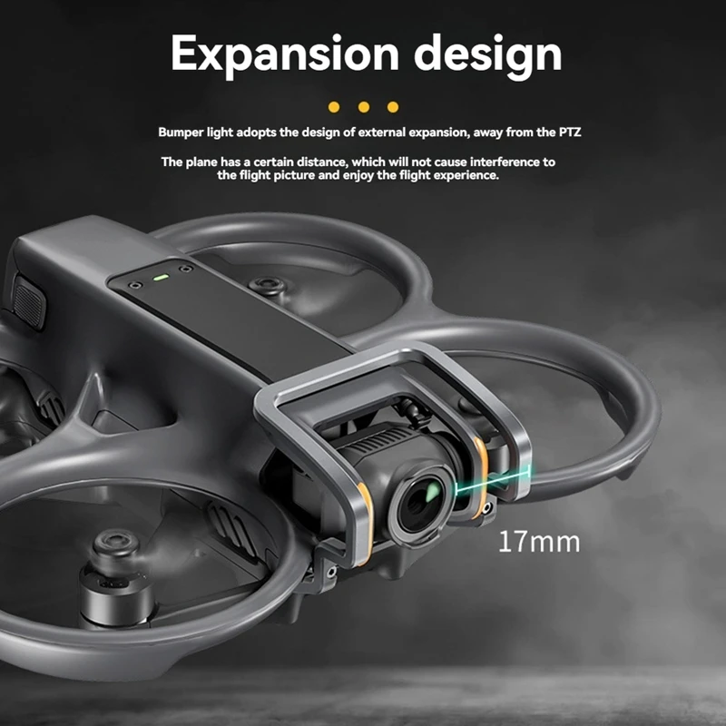 Anti-Collision For DJI AVATA 2 Drone Accessories  Camera Lens Protection Anti-Collision Guard  Aluminum Alloy Drone Bumpe