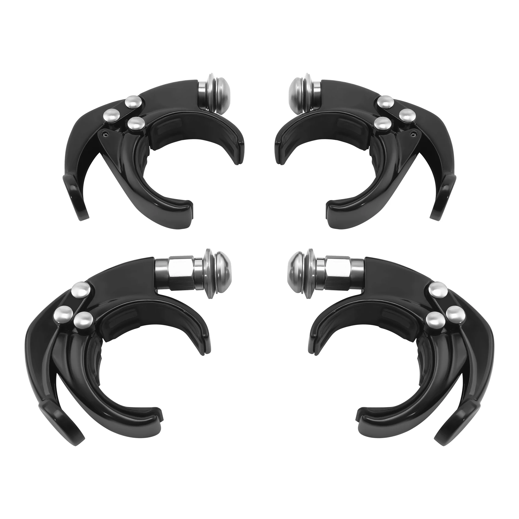 

54mm 56mm Windshield Clamps For Harley Low Rider ST FXLRST Low Rider S 2020-2024 Fat Bob 2018-2024 Sportster S RH1250 2021-2024