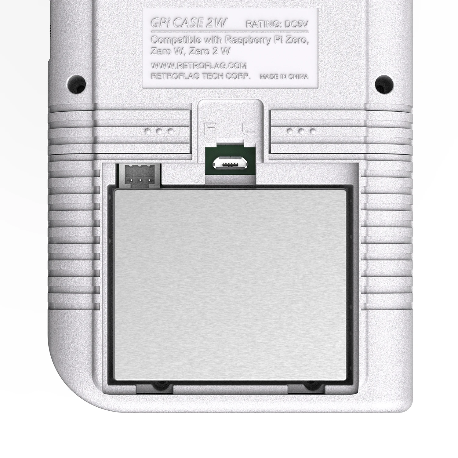 Retroflag GPi CASE 2W Compatible with Raspberry Pi ZERO, ZERO W, ZERO 2W with 3-Inch LCD Screen, Rechargeable Battery