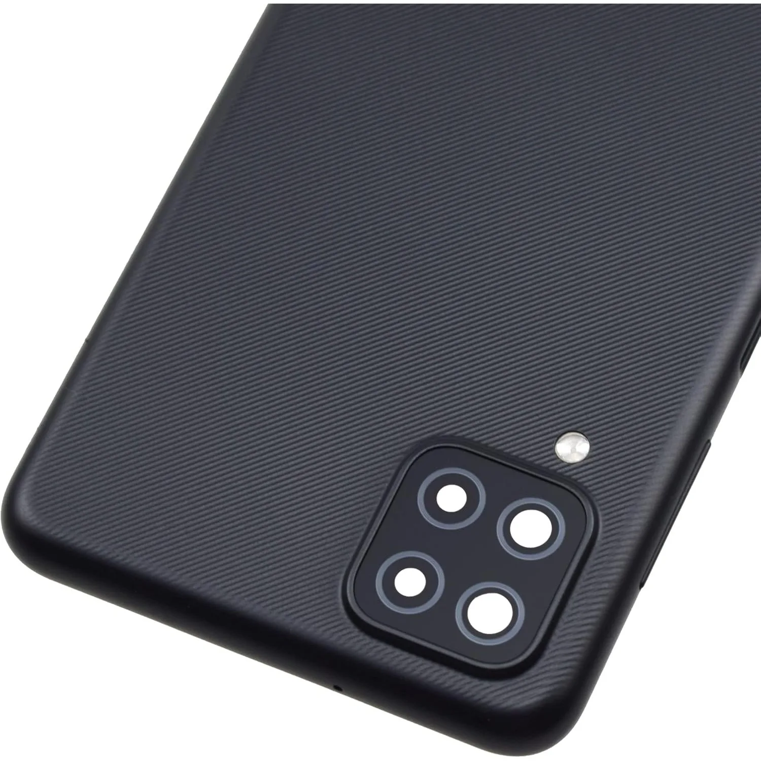 

A12 Black Back Kit – Plastic Cover, Camera Frame & Glass, Volume Key, Tools & Guide