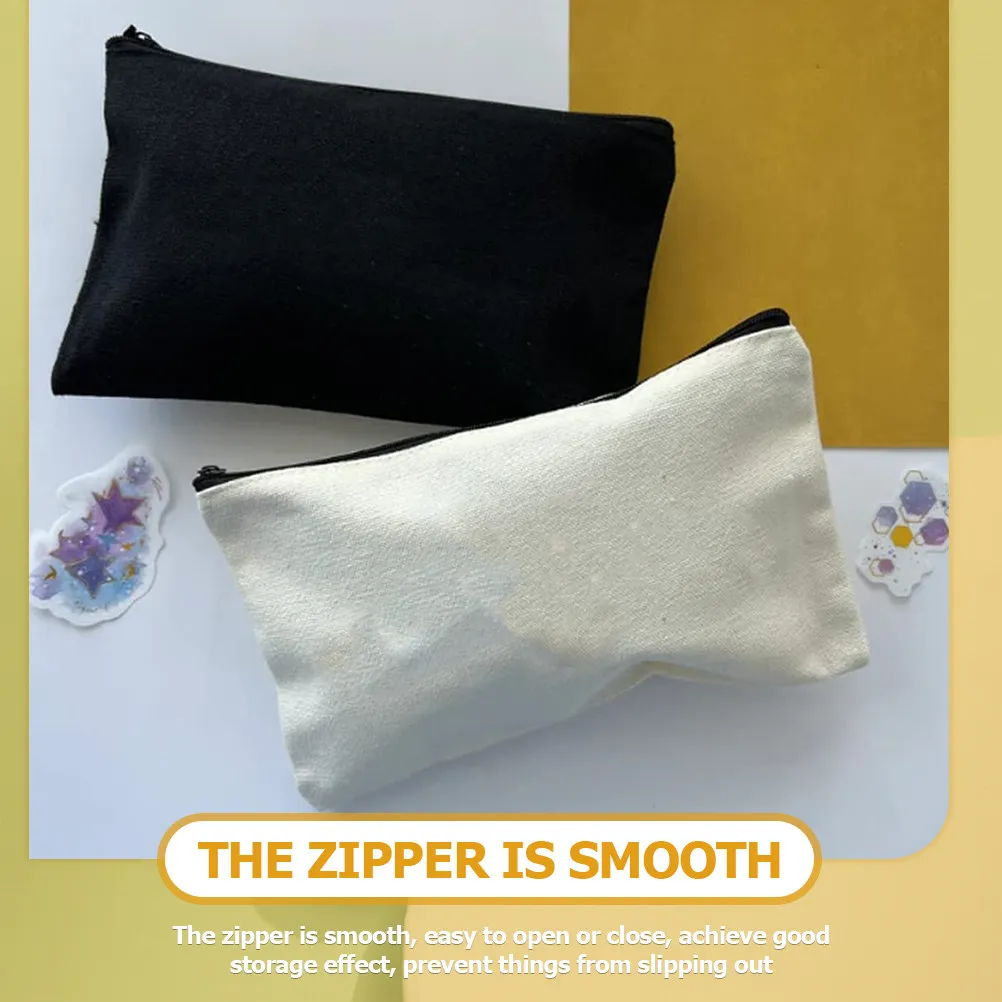 14pcs-canvas-pencil-pouch-bulk-set-for-stationery-storage-zipper-closure-diy-sticker-marker-organizer-small-lightweight