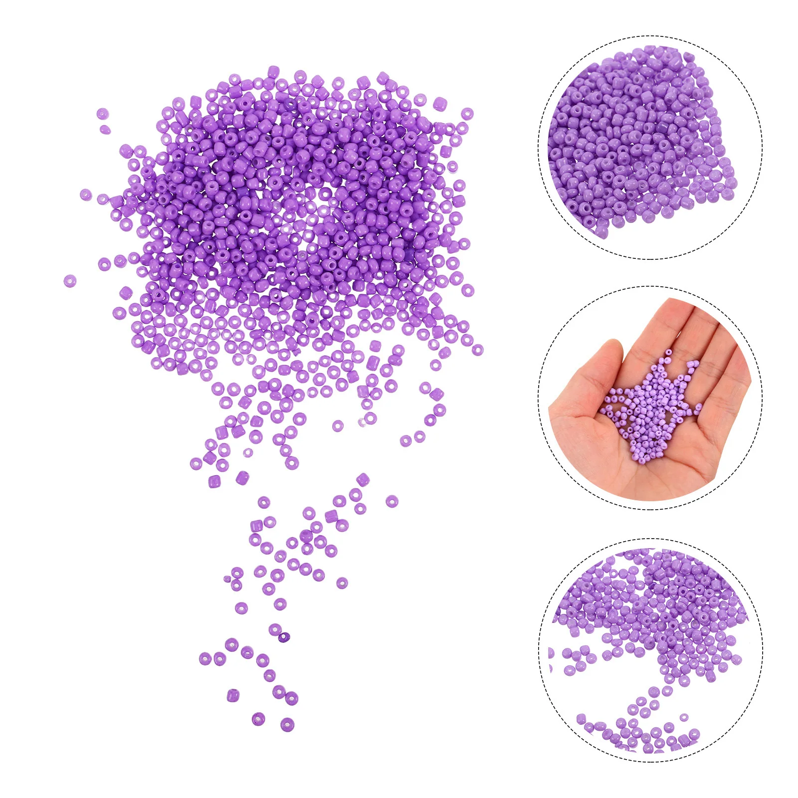 4000 قطعة عبر غرزة الزجاج الخرز فاصل مستدير صغير فضفاض الخرز لصنع المجوهرات سوار ذاتي الصنع قلادة لوازم الحرف الفن