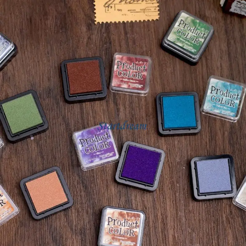 6 PCS Combinatie Inkpad Stamp Pad Slowing Colors Series Pad Set K92C